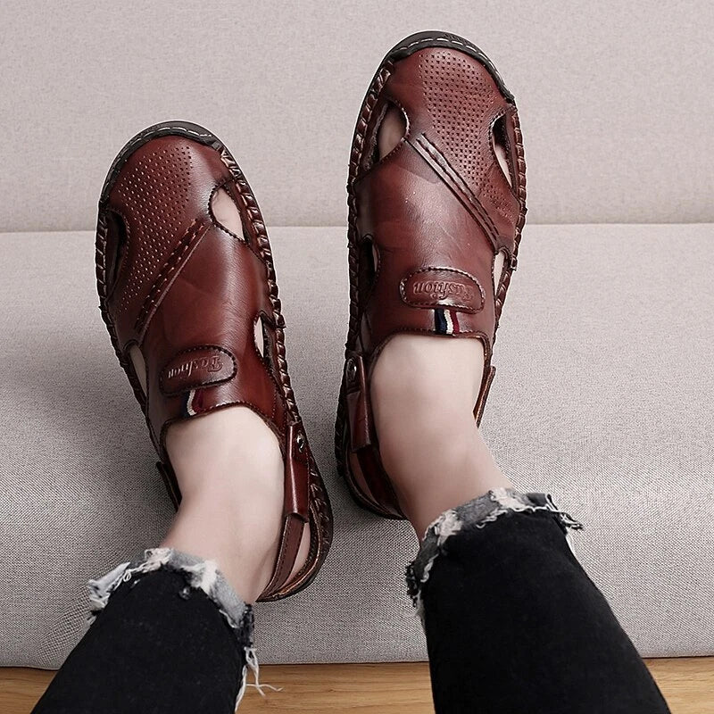 Summer Fashion Men Sandals Non-slip Hiking Shoes Platform Beach Slipper