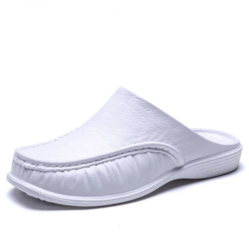 Men's Slippers Slip on Flats Beach close toe Sandals Shoes casual
