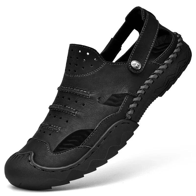 Summer Men's Breathable Mesh Sandals Casual Lightweight Shoes Beach Slippers