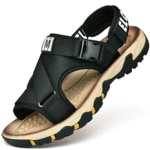 Men's Summer Beach Slippers Casual Outdoor Shoes Open Toe Sandals Oversize Beach
