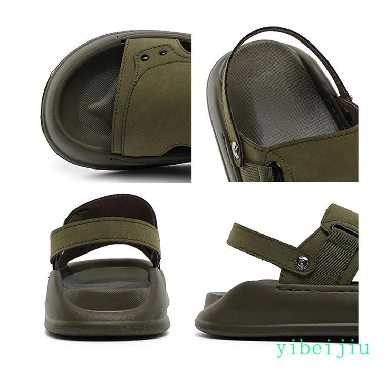 Men's Summer Beach Holiday Platform Sport Sandals Casual Mules Slides Slippers
