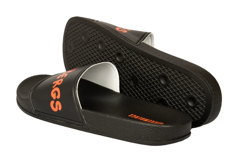 BIKKEMBERGS men's beach or pool slide beachwear slipper with logo item BKK3MSR03