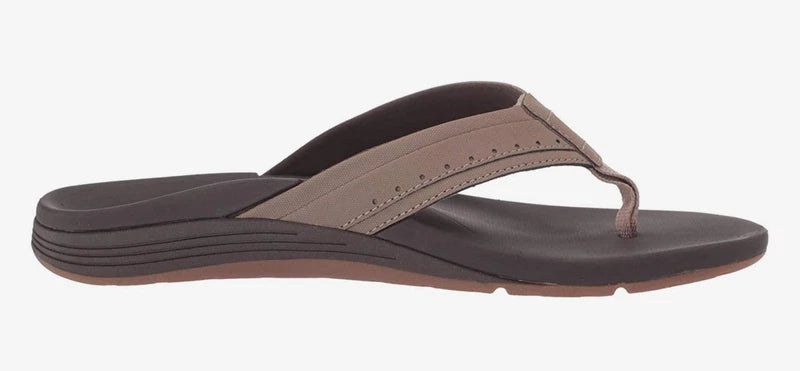 Reef Men's Ortho Spring Brown Lightweight Flip Flop -RF0A3YKSBRO
