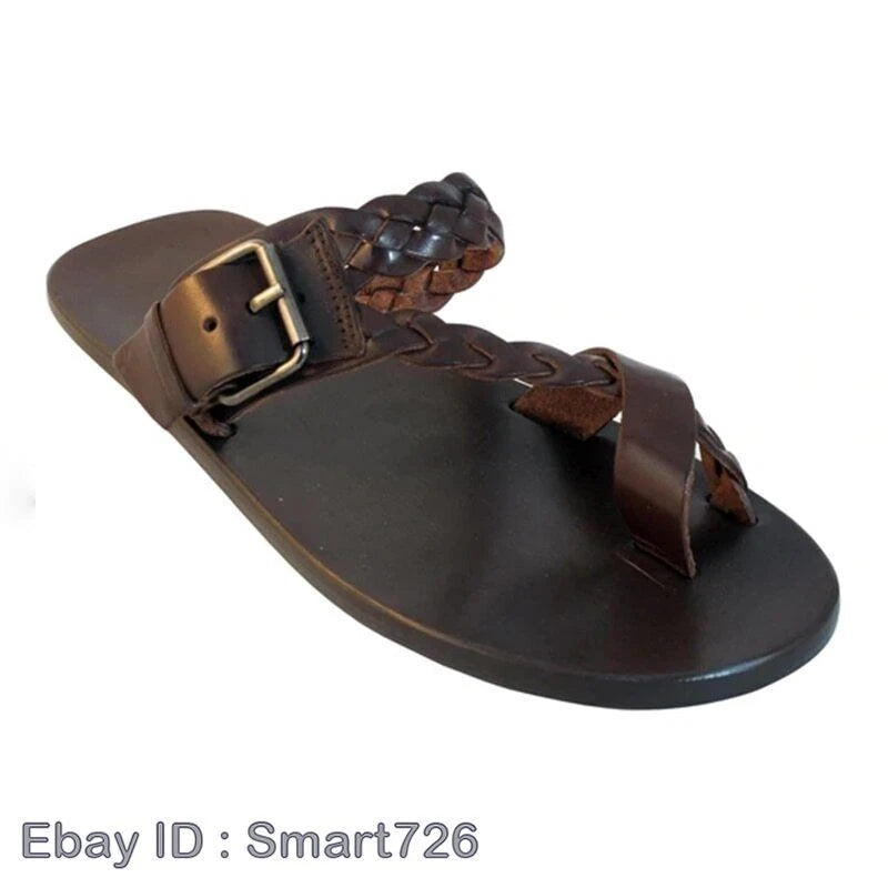 Men Flip-flops Slip On Flats Sandals Beach Casual Shoes Summer Footwear Slippers