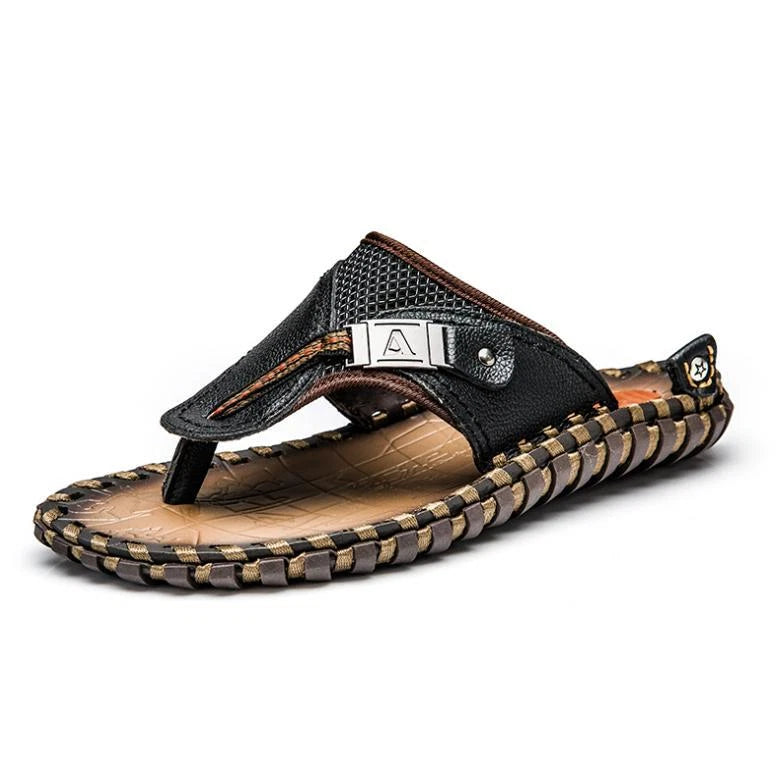 Mens Summer Casual Thong Slipper Gladiator Flip Flops Sandal Beach Shoes
