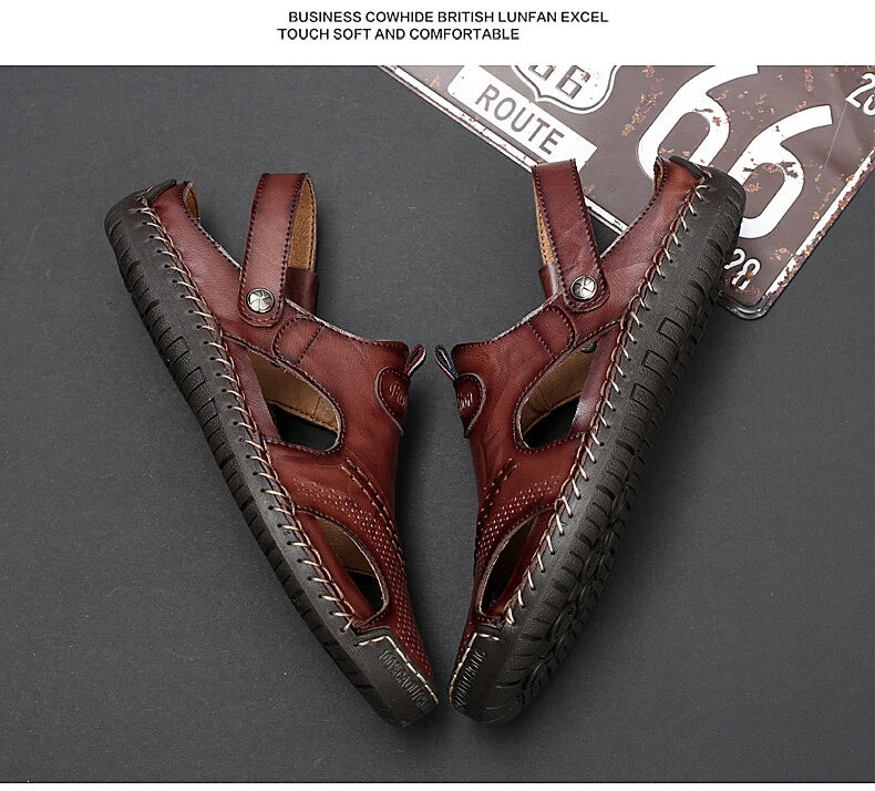 Summer Fashion Men Sandals Non-slip Hiking Shoes Platform Beach Slipper
