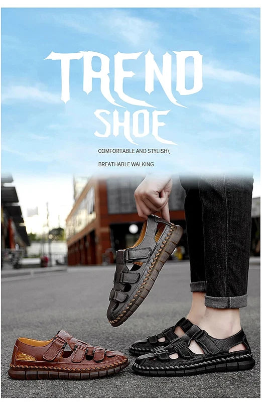 Summer Men Sandal Fashion Roman Slippers Breathable Comfortable Beach Shoes