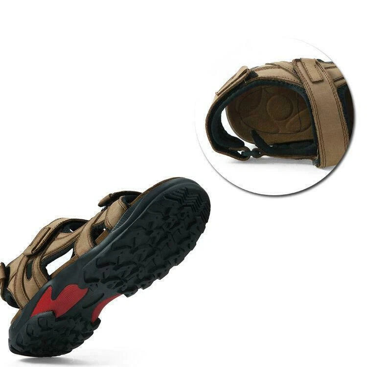 Comfort Men Outdoor Casual Walking Beach Shoes Summer Flat Sandals Slippers