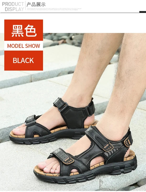 2024 Men's Sandals Outdoor Hiking Trekking Shoes Men Beach Slippers Sneakers