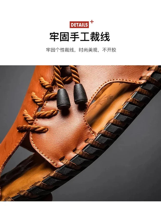 38-47 Mens Closed Round Toe Slingback Sandals Slippers Beach Holiday Summer Flat