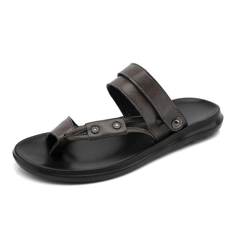 Men's Summer Beach Casual Ring Toe Slippers Flats Slingbacks Sandals Shoes 38-44