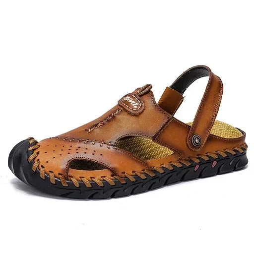 Men Comfortable Slippers Summer Sandals Slip On Flats Slides Beach Casual Shoes