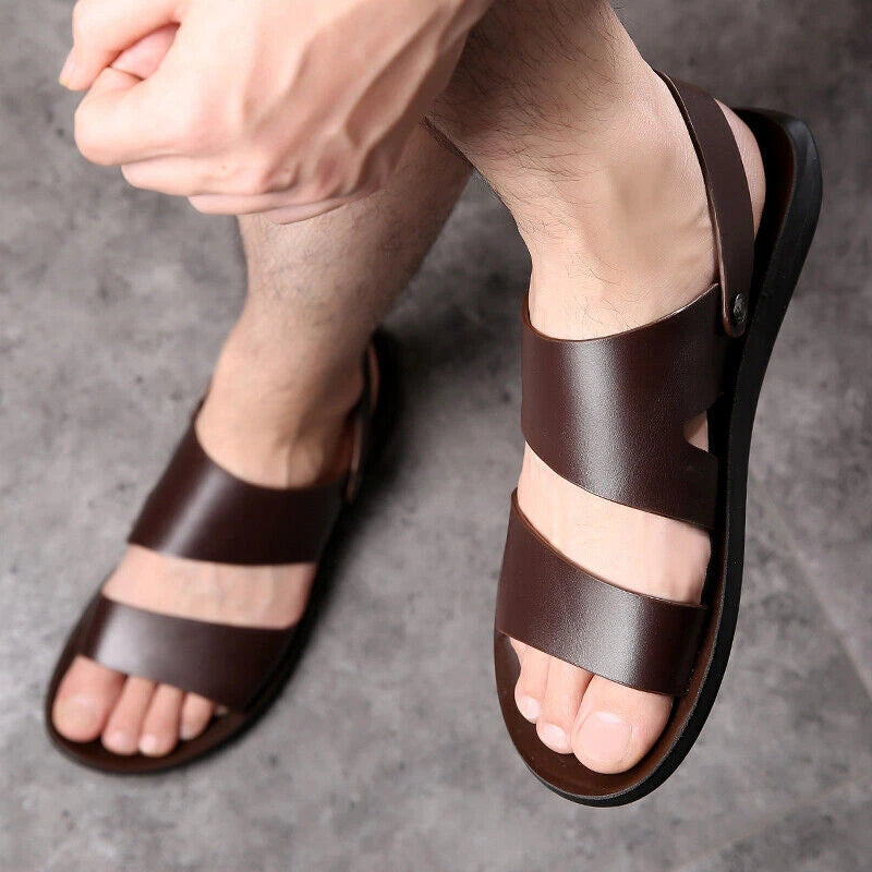 Fashion Casual Flats Summer Beach Slippers Men Sandals Soft Comfort Slides Shoes