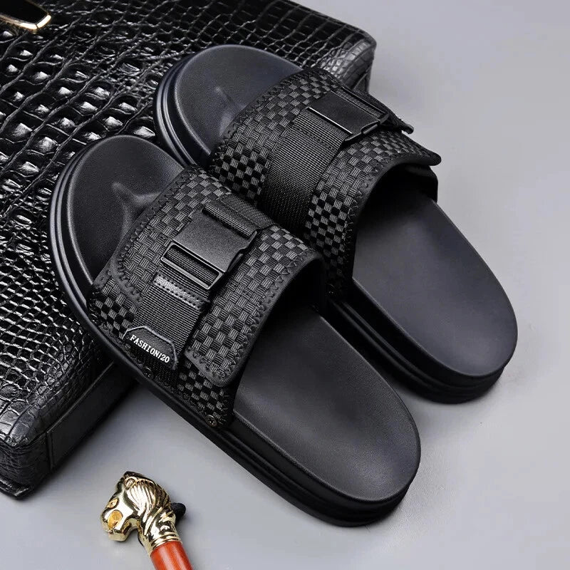 Summer Men Beach Slippers Waterproof Causal Sandals Breathable Walking Shoes