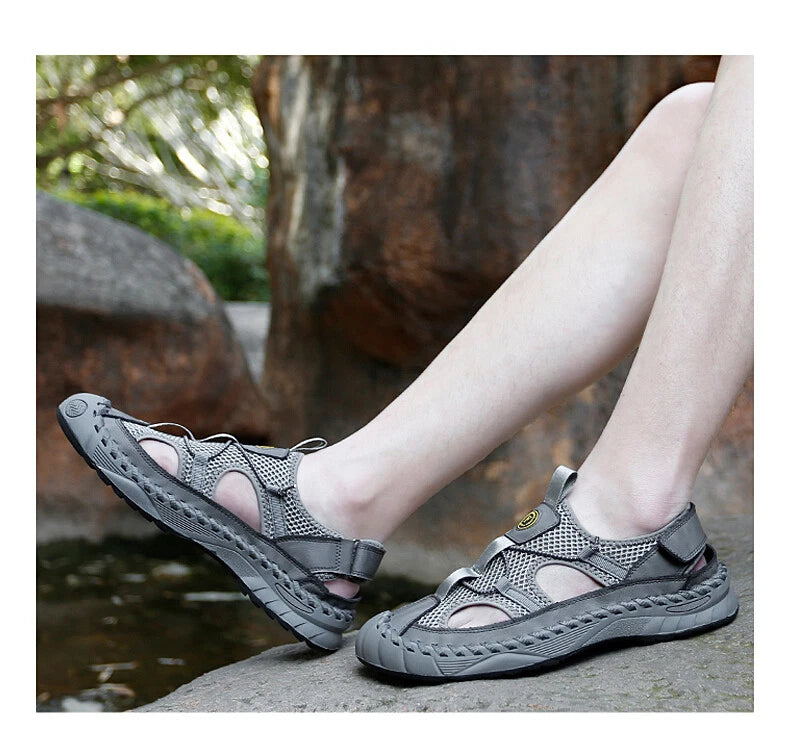 Men's Sandals Beach Slipper Outdoor Casual Shoes Non-slip Breathable Sneakers