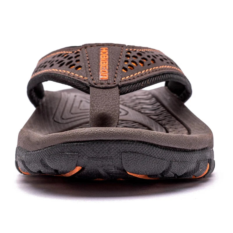 Summer Men Flip Flops Outdoor Slippers Flats Beach Casual Shoes Size 40-50