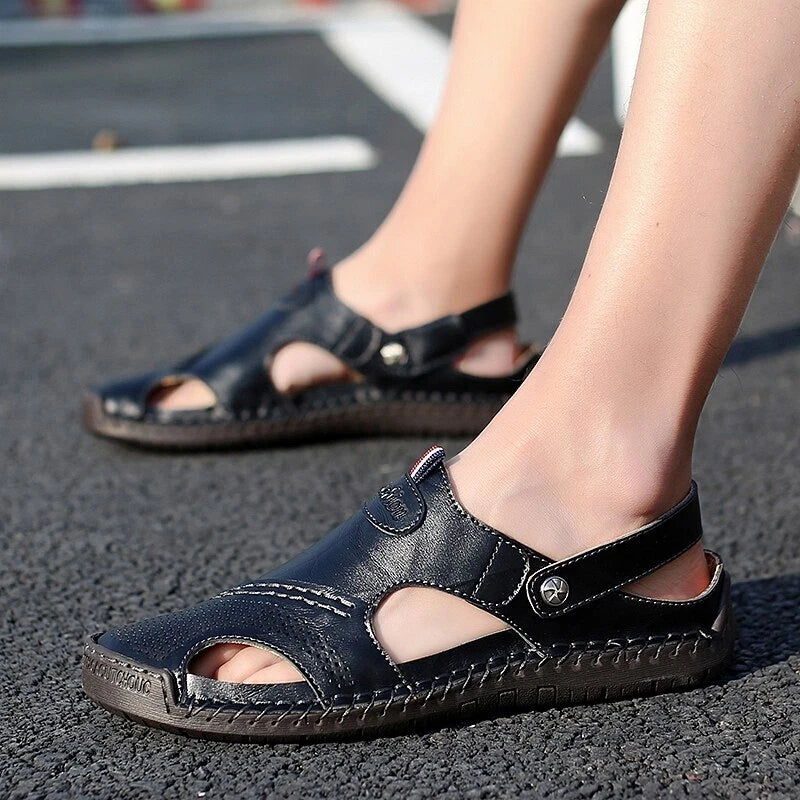 Summer Fashion Men Sandals Non-slip Hiking Shoes Platform Beach Slipper