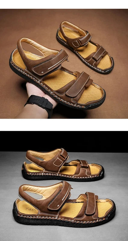 Summer Men's Classic Sandals Comfortable Slippers Beach Outdoor Casual Shoes