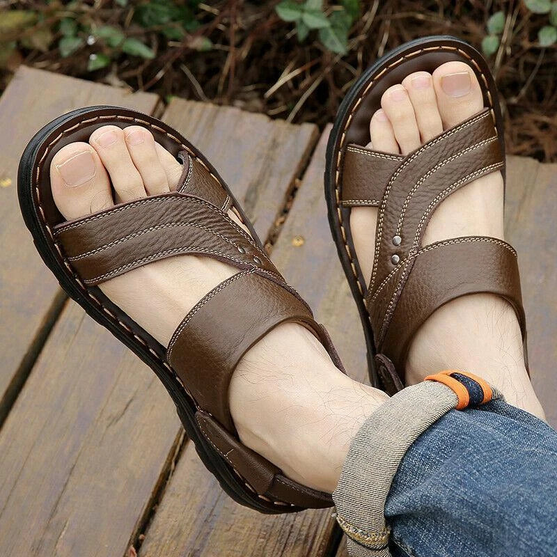 New Mens Slingbacks Sandals Open Toe Slippers Straps Wlaking Sports casual Shoes