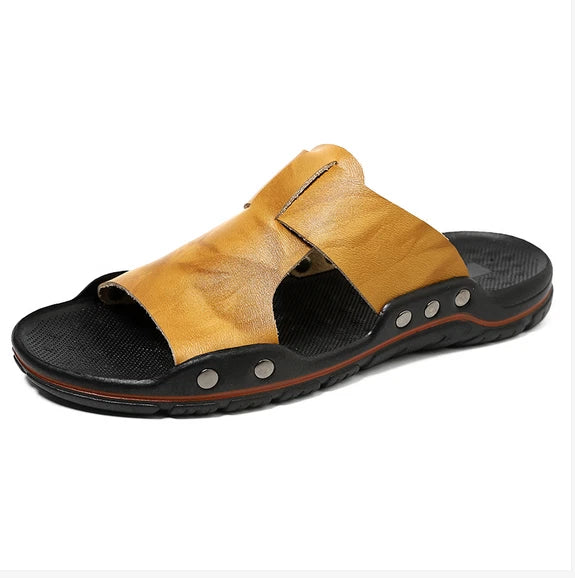 38-48 Plus Size Mens Beach Holiday Open Toe Sandals Slippers Flats Shoes Summer