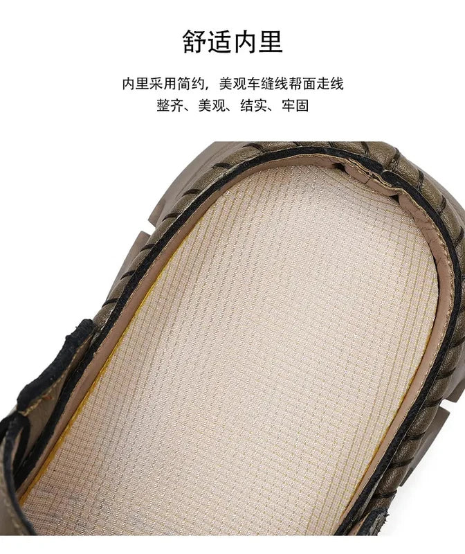38-46 Plus Size Mens Closed Toe Hollow Out Sandals Summer Holiday Beach Slippers