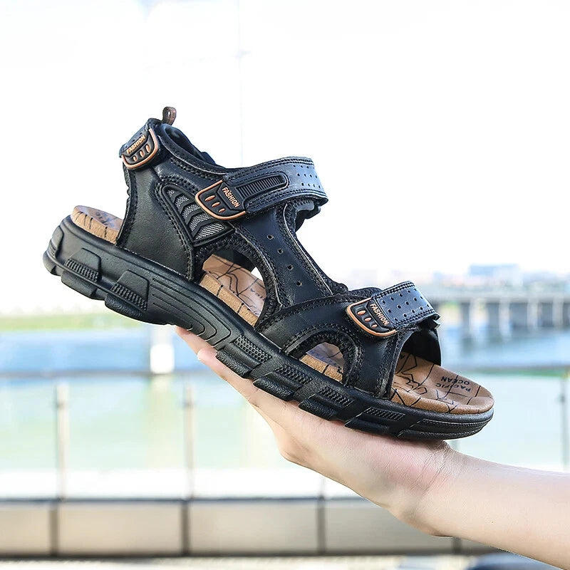 2024 Men's Sandals Outdoor Hiking Trekking Shoes Men Beach Slippers Sneakers