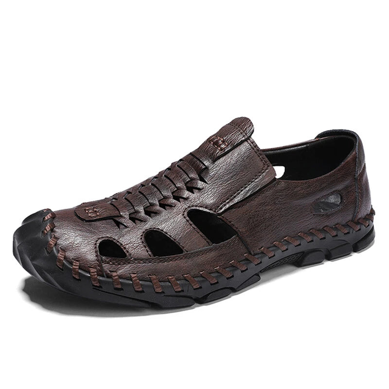 Men Sandals Comfortable Flats Outdoor Beach Casual Shoes Slippers Big Size 38-48