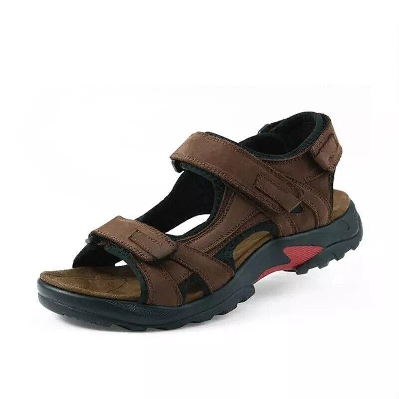 Casual Mens Beach Slippers Leather Sandals Water Shoes Fisherman Open Toe
