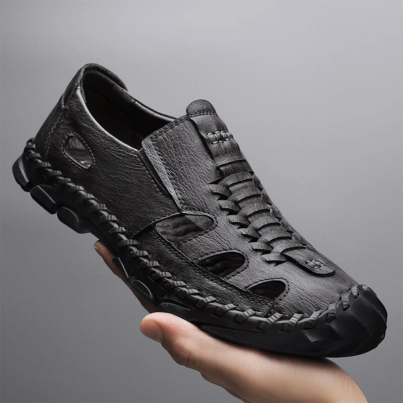 Men Sandals Comfortable Flats Outdoor Beach Casual Shoes Slippers Big Size 38-48
