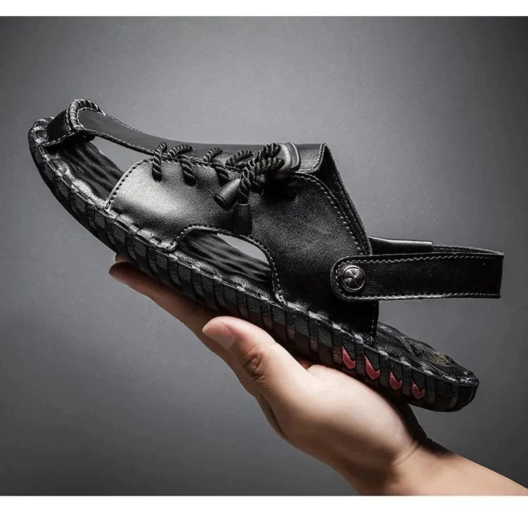 38-47 Mens Closed Round Toe Slingback Sandals Slippers Beach Holiday Summer Flat