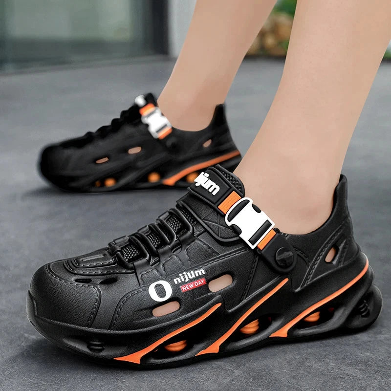 Men's Outdoor Sandals Sport Slippers Beach Slides Breathable Clogs Garden Shoes