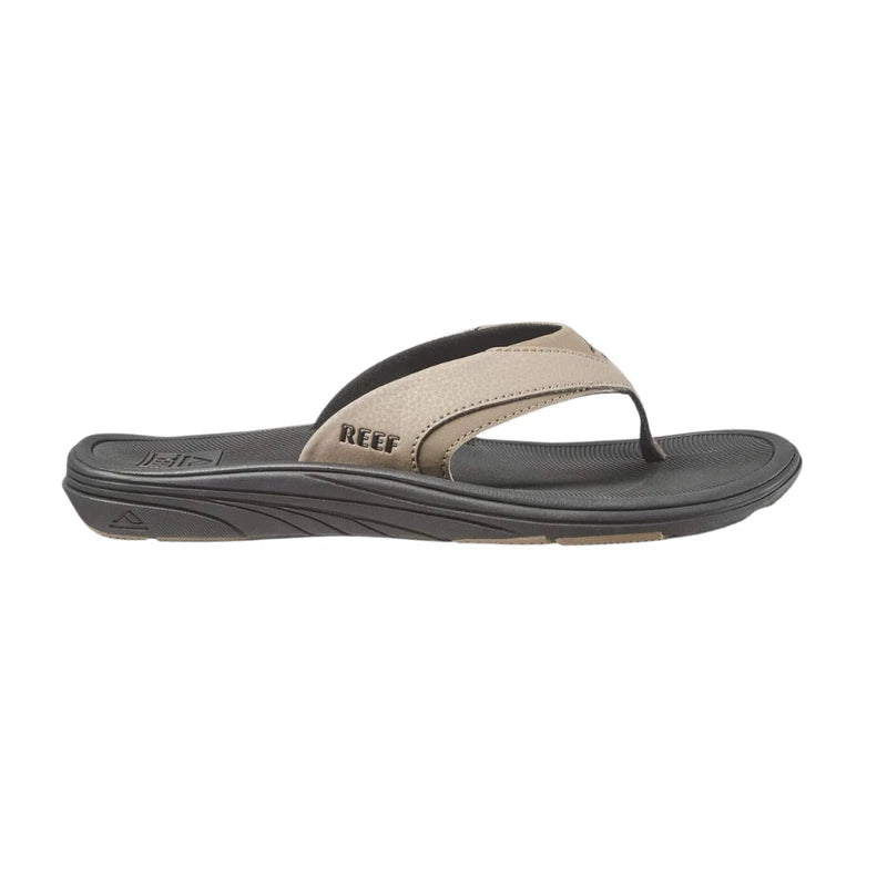 Reef Modern Men’s Flip-Flop Thong Sandal – Black Tan, Comfortable & Durable Beac