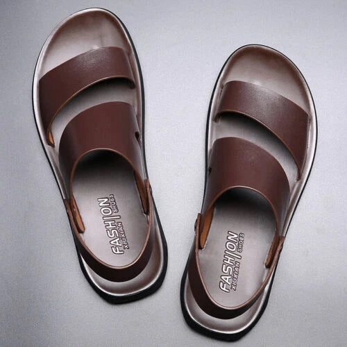 Fashion Casual Flats Summer Beach Slippers Men Sandals Soft Comfort Slides Shoes