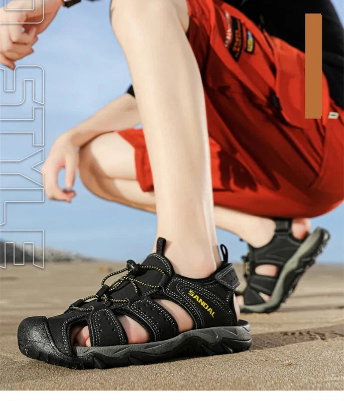 Men Summer Sandals Non-slip Casual Shoes Comfortable Beach Breathable Slippers