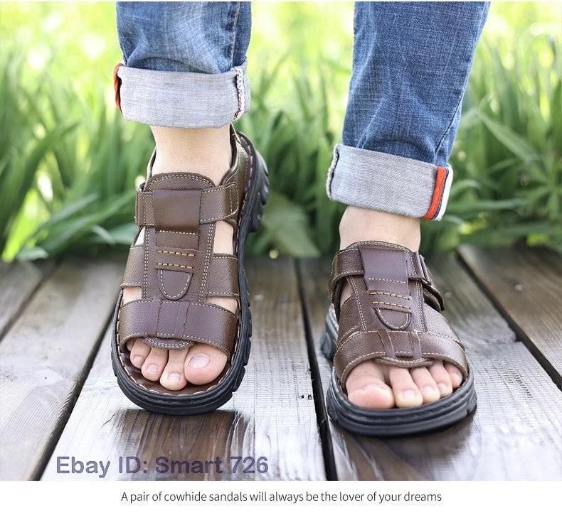 Men's Open Toe Sandals Casual Shoes Sports Comfort Beach Roman Oversize Fashion