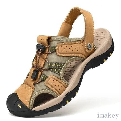 Men Lace-up Sandals Slippers Beach Outdoor Sports Closed Toe Casual sandal Shoes
