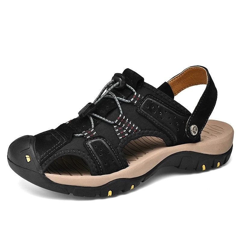 Men Lace-up Sandals Slippers Beach Outdoor Sports Closed Toe Casual sandal Shoes