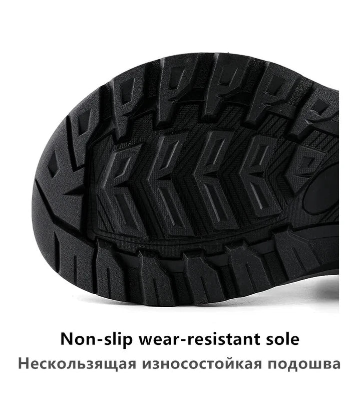 Summer Men's Sandals Outdoor Beach Platform Wading Shoes Soft Non-Slip Slippers