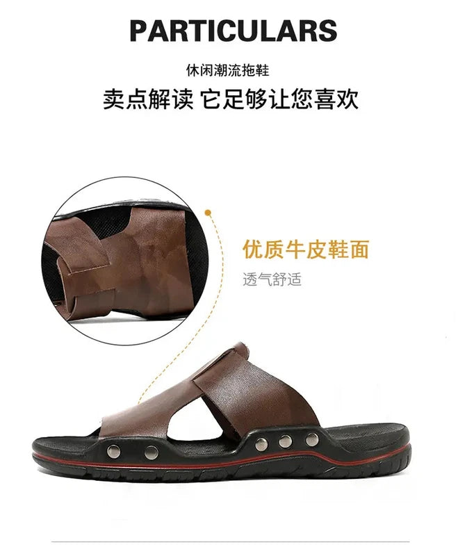 38-48 Plus Size Mens Beach Holiday Open Toe Sandals Slippers Flats Shoes Summer