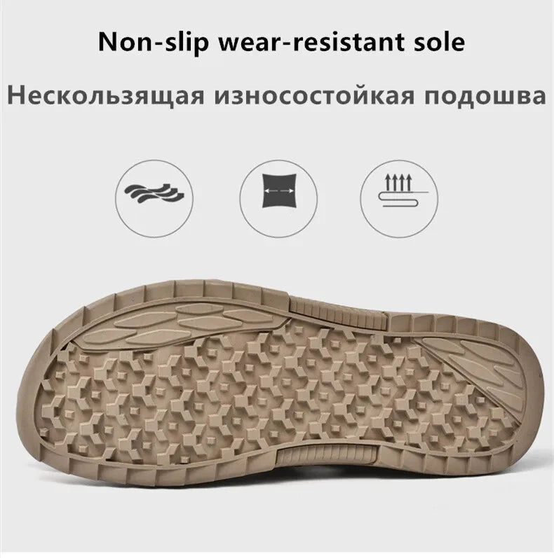 Summer Men's Breathable Mesh Sandals Casual Lightweight Shoes Beach Slippers